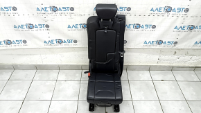 Volvo XC90 16-23 center rear seat, black leather, nappa, for 3 rows, with seat belt, child seat, dented, scratches