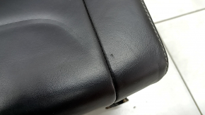 Volvo XC90 16-23 center rear seat, black leather, nappa, for 3 rows, with seat belt, child seat, dented, scratches