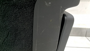 Volvo XC90 16-23 center rear seat, black leather, nappa, for 3 rows, with seat belt, child seat, dented, scratches