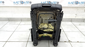 Volvo XC90 16-23 center rear seat, black leather, nappa, for 3 rows, with seat belt, child seat, dented, scratches