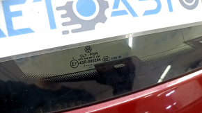Naked trunk door with glass VW Tiguan 18-24 red LA3Q, with wiper arm and trapezoid, pokes