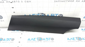 Volvo XC90 16-26 black lower left rear pillar trim, scratch, crack in mount