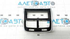 Rear center console trim Volvo XC90 16-25 type 1, gloss black, scratches, bumps