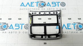 Rear center console trim Volvo XC90 16-25 type 1, gloss black, scratches, bumps