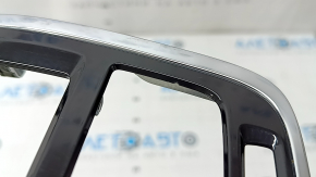 Rear center console trim Volvo XC90 16-25 type 1, gloss black, scratches, bumps
