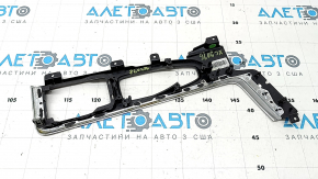 Upper center console trim for Volvo XC90 16-22 T5, T6, glossy black, scratches