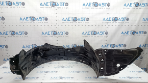 Front left fender liner for Toyota Prius 50 16-18, 2-piece assembly, broken mount