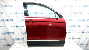 Front right door assembly for VW Tiguan 18-24 keyless, red LA3Q, with bumpers