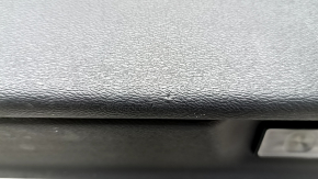 Volvo XC90 16-22 black front right door panel, armrest and insert in black nappa leather, grey stitching, Bowers and Wilkins, with handle, scratches