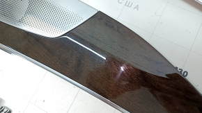 A set of interior trims for the Volvo XC90 16-25 in Classic wood / Flame birch, Bowers & Wilkins, with illumination, scratches