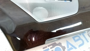 A set of interior trims for the Volvo XC90 16-25 in Classic wood / Flame birch, Bowers & Wilkins, with illumination, scratches