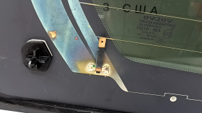 Volvo XC90 rear tailgate glass 16-26 tinted, markings on glass, scratches