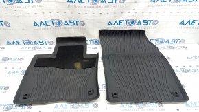 Set of interior mats, rubber, Volvo XC90 16-23 for 3rd row, tear, scratches, scuffs