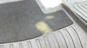Set of interior mats, rubber, Volvo XC90 16-23 for 3rd row, tear, scratches, scuffs