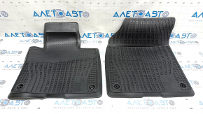 Set of interior mats, rubber, Volvo XC90 16-23 for 3rd row, tear, scratches, scuffs
