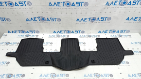 Set of interior mats, rubber, Volvo XC90 16-23 for 3rd row, tear, scratches, scuffs