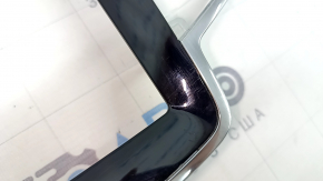 Volvo XC90 16-23 front panel trim, glossy black, chrome, scratches
