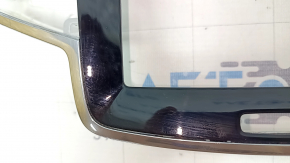 Volvo XC90 16-23 front panel trim, glossy black, chrome, scratches