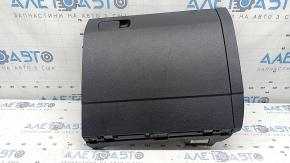VW Tiguan 18-24 black glove compartment with CD changer, 2 parts, scratches