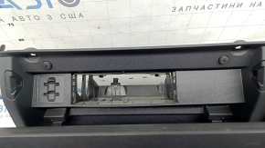 VW Tiguan 18-24 black glove compartment with CD changer, 2 parts, scratches