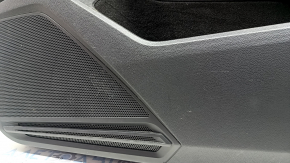 Black front right door panel for VW Tiguan 18-20, black leather armrest, leather insert, with a buzzer, scratches, bump
