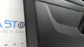 Black front left door panel for a VW Tiguan 18-20, with a buzzer, black leather armrest, leather insert, scratches, dry-cleanable