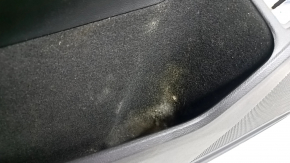 Black front left door panel for a VW Tiguan 18-20, with a buzzer, black leather armrest, leather insert, scratches, dry-cleanable