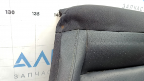 VW Tiguan 18-21 passenger seat cushion upholstery, black leather, perforated, heated, cleanable