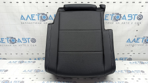 Rear seat cushion, 2nd row, right, VW Tiguan 18-21, black leather, perforated, scratches