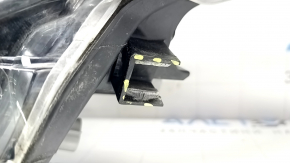 Left front headlight for Toyota Prius 50 16-18 LED, needs polishing, scratches, broken mount