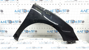 Front right fender for Chevrolet Volt 16-19, black GB8, dents, bumps, dented mount, corrosion, painted