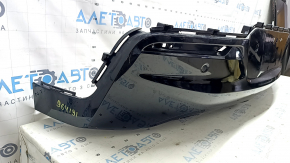 Black rear bumper, bare lower, Chevrolet Volt 16-19, for parking sensors, broken mount, scratches