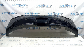 Black rear bumper, bare lower, Chevrolet Volt 16-19, for parking sensors, broken mount, scratches