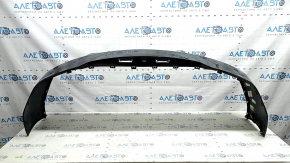 The rear bumper is bare and upper, Chevrolet Volt 16-19, black, with broken fasteners.