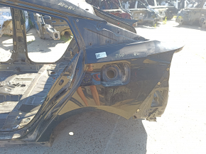 Quarter wing rear left Toyota Prius 50 16-18 under BSM on the body, black, pokes