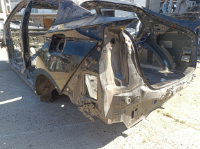 Quarter wing rear left Toyota Prius 50 16-18 under BSM on the body, black, pokes