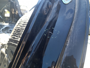 Quarter wing rear left Toyota Prius 50 16-18 under BSM on the body, black, pokes