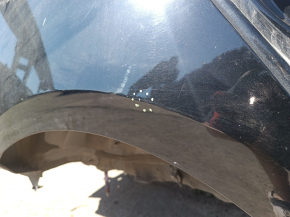 Quarter wing rear right Toyota Prius 50 16-18 under BSM on the body, black, butt