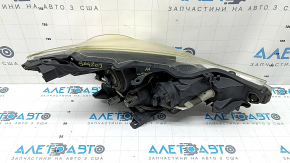 Left front headlight for Toyota Prius V 15-17, bare, halogen, needs polishing, broken mount