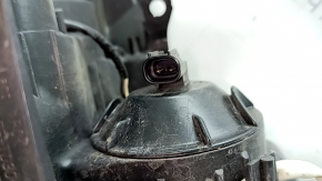 Left front headlight for Toyota Prius V 15-17, bare, halogen, needs polishing, broken mount