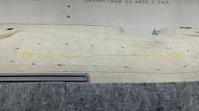 Toyota Prius V 12-16 gray headliner, no sunroof, creases, needs dry cleaning, tears, torn foam