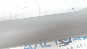 Front left inner door sill trim for Toyota Prius V 12-17, gray, scratches
