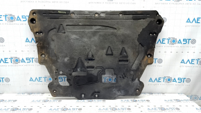 Volvo XC90 16-20 engine guard, tears, missing fragment, broken mount