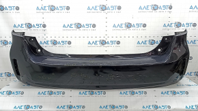 Bare rear bumper for Toyota Prius V 12-17 without lip, black, dents, scratches