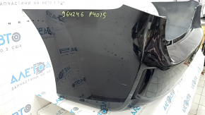 Bare rear bumper for Toyota Prius V 12-17 without lip, black, dents, scratches