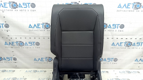 Rear seat backrest, 2nd row, right, VW Tiguan 18-21, black leather, perforated, with frame, for cleaning