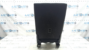 Rear seat backrest, 2nd row, right, VW Tiguan 18-21, black leather, perforated, with frame, for cleaning