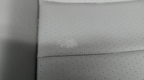 Rear seat backrest, 2nd row, right, VW Tiguan 18-21, black leather, perforated, with frame, for cleaning