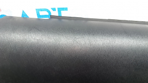 Door trim panel rear left Toyota Prius V 15-17 gray, armrest leather gray, with handle, scratches, broken fastener