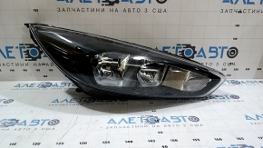 Headlight front right naked Ford Focus mk3 15-18 rest halogen dark